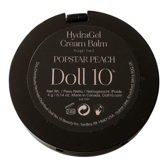 Doll 10 NWOB HydraGel Hydrating Hyaluronic Acid Cream Balm POPSTAR PEACH - Picture 6 of 11